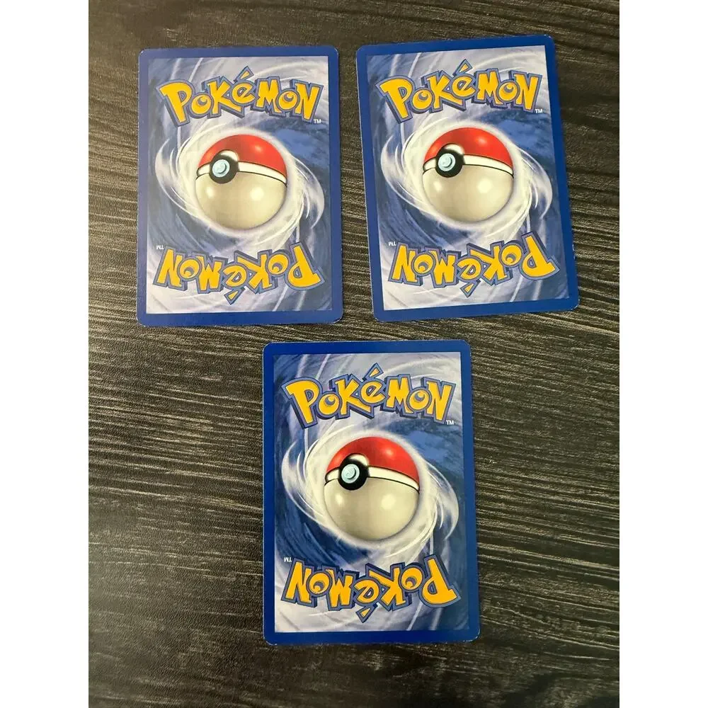 Vintage 1999 Pokémon Base Set Shadowless Nidoran ♂ Lot (3 Cards) 55/102